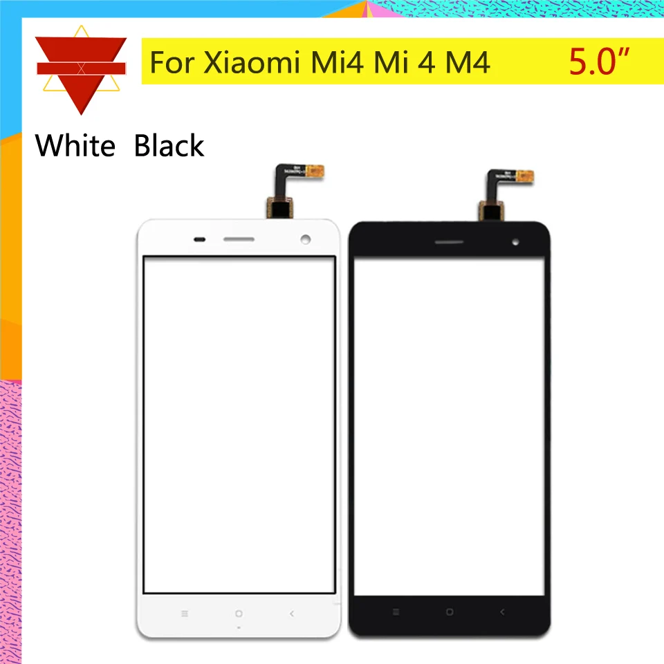 10 шт  Лот Оригинал mi 4 Передняя панель 5 0 &quotдля Xiao M4 сенсорный экран ЖК дисплей