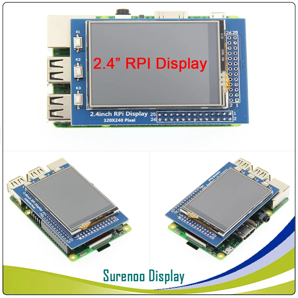 ЖК экран для Raspberry Pi GPIO 2 4/2 8 дюйма 320*240|ЖК-модули| |