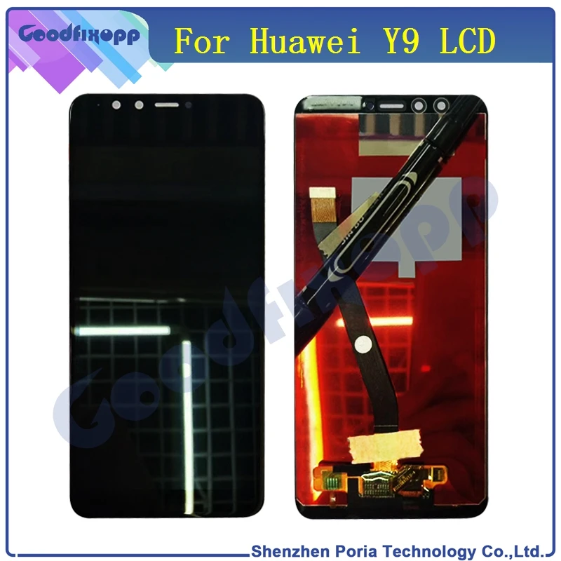 ЖК дисплей для Huawei Y9 2018 оригинальная сенсорная панель дигитайзер в сборе экран