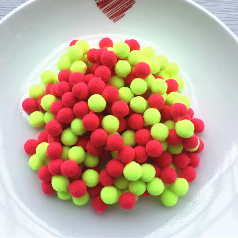 Mix C33 C30 Issequins Ремесло 10 мм 15 мм Смешанные помпоны DIY куклы одежда ручной работы материал мягкие пушистые Помпоны мяч для детские игрушки «сделай сам» Аксессуары - Цвет: Mix C33 C30