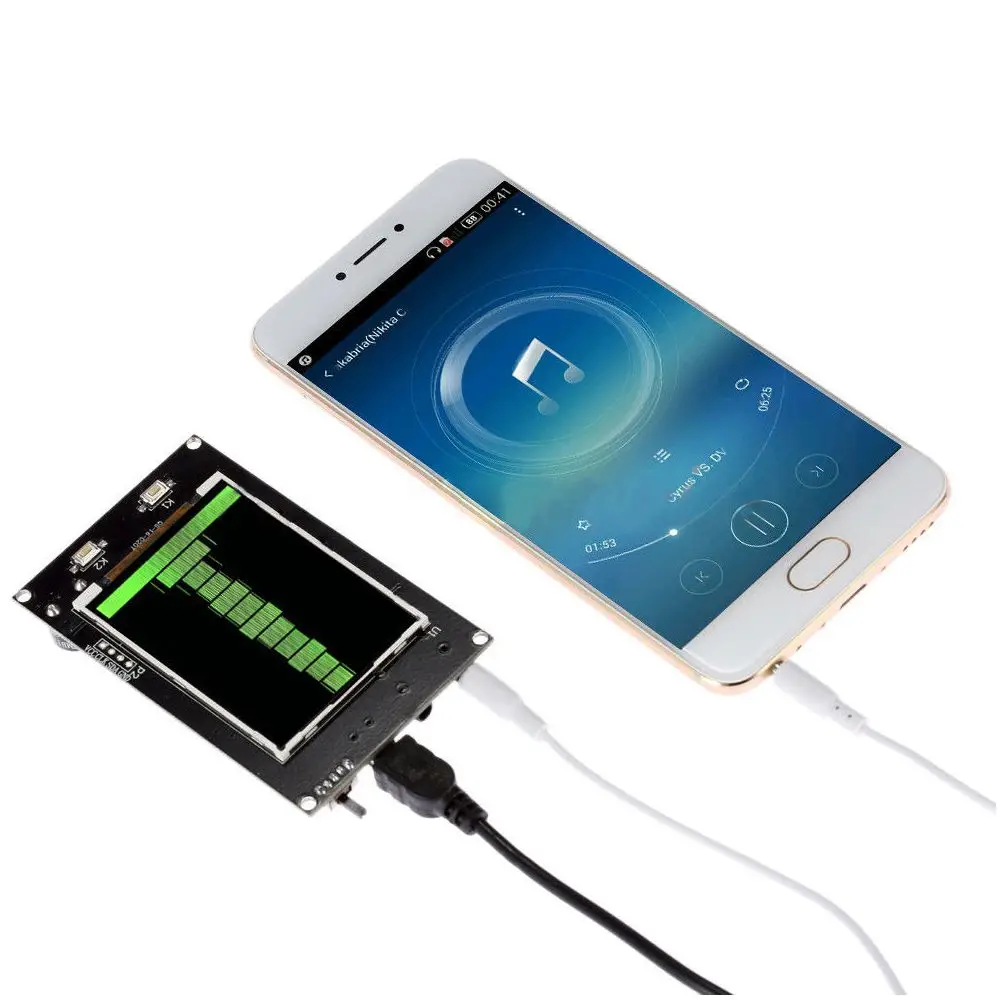 2.4&quot LCD Music Spectrum Display Analyzer MP3 PC Amplifier Audio Level Indicator | Электроника