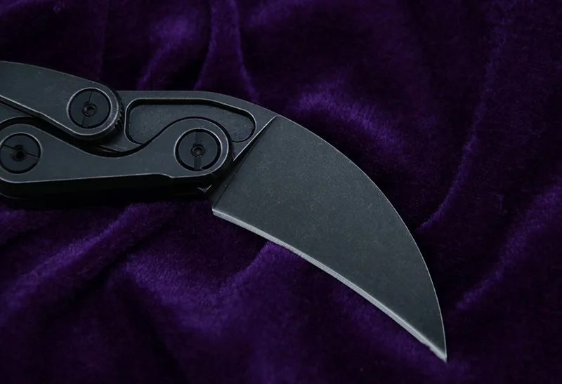 LEMIFSHE механический нож-коготь Caswell M390 с порошковым стальным лезвием+ стальная ручка для отдыха на природе, многоцелевой охотничий инструмент для повседневного использования