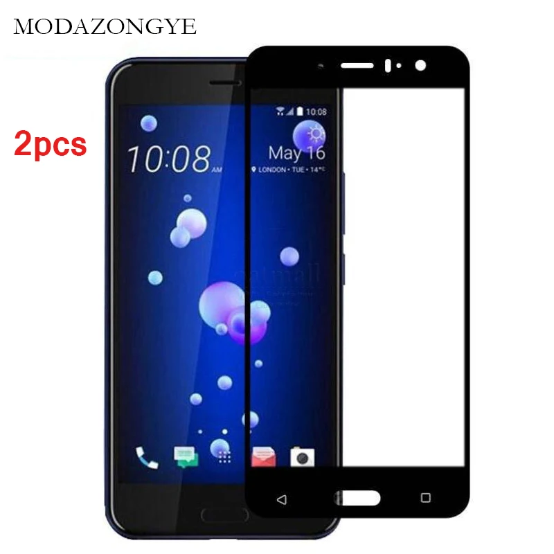 2 шт. для закаленного стекла HTC U11 защита экрана стекло полное покрытие Защитная