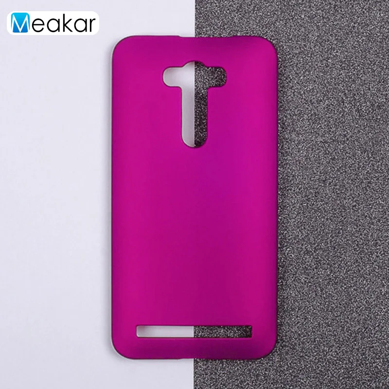rose red Матовая Пластик Coque 5.5For Asus Zenfone 2 Laser Ze550Kl чехол для Asus Zenfone 2 Laser Ze550Kl телефона чехол-лента на заднюю панель - Цвет: rose red