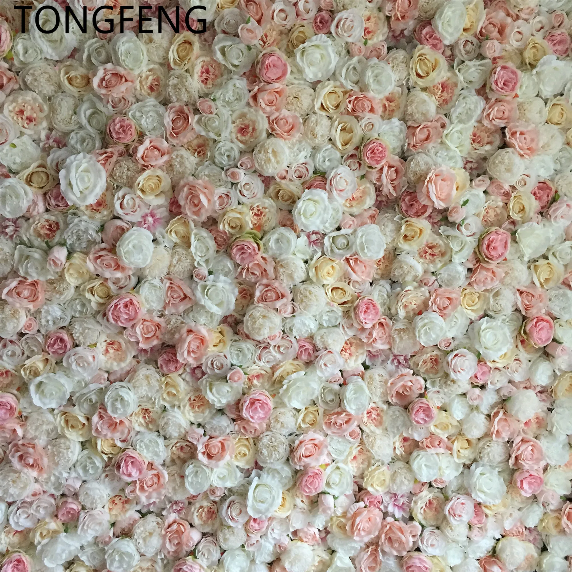 TONGFENG 10 шт./лот искусственный шелк Роза Пион 3D цветок стены свадебное оформление украшение цветок бегун Свадебные украшения