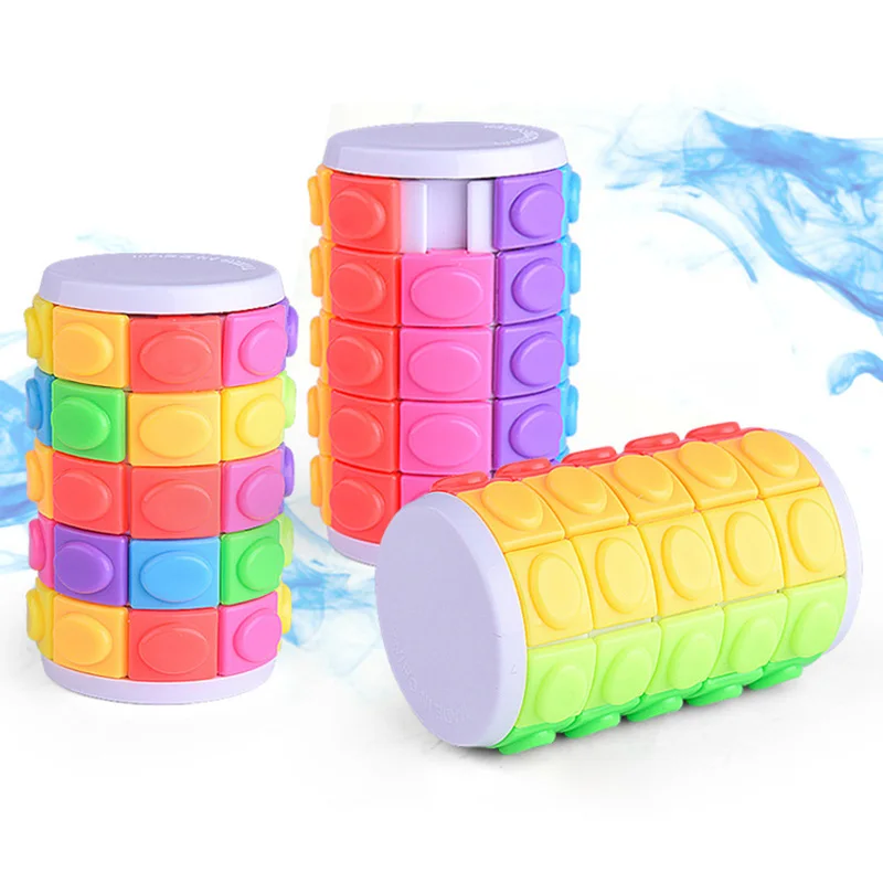 Красочная пятислойная Волшебная башня X Cube пазл вращающаяся игрушка слайд для