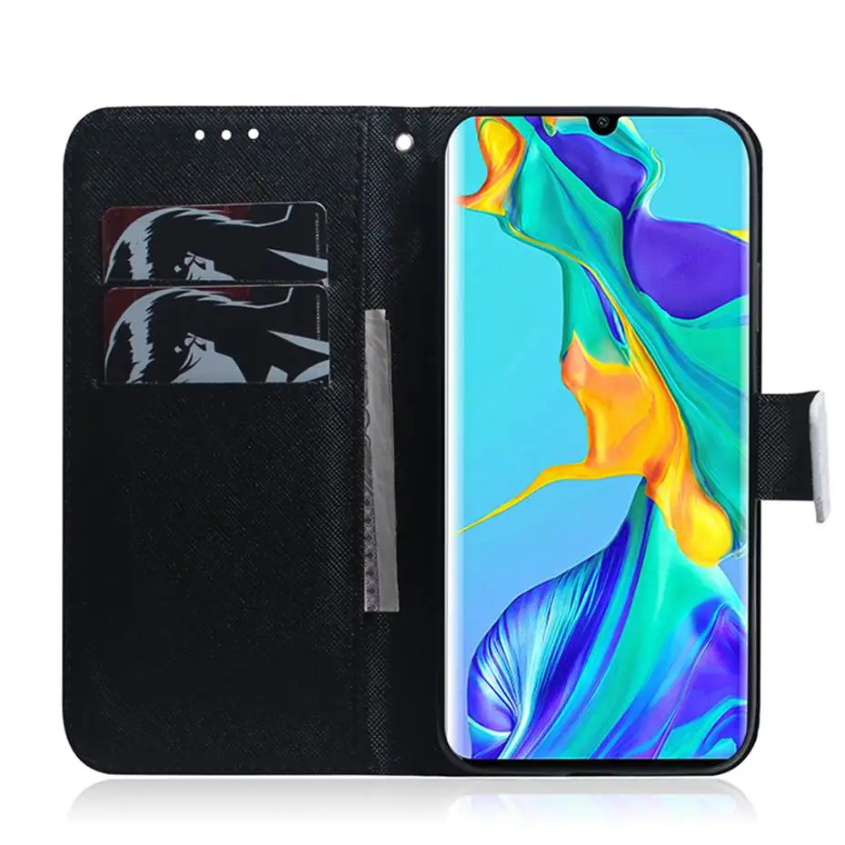Чехол-книжка из искусственной кожи для Huawei P30 Mate 20 X Pro P Smart 2019 Nova 3i 3 4E Honor 8C 8X 10 Lite View