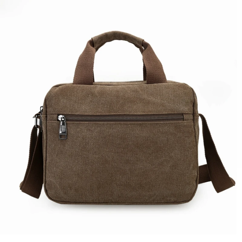 Новинка 2018 винтажная Мужская Холщовая Сумка через плечо Повседневная сумка