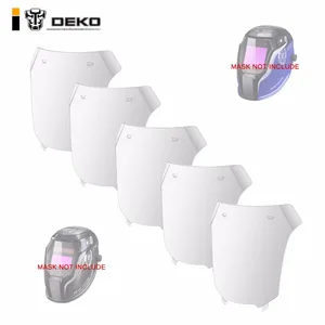 Сменная внешняя защитная пластина DEKO для сварочного шлема с автоматическим затемнением, модель DNS-550E980E, 5 шт.