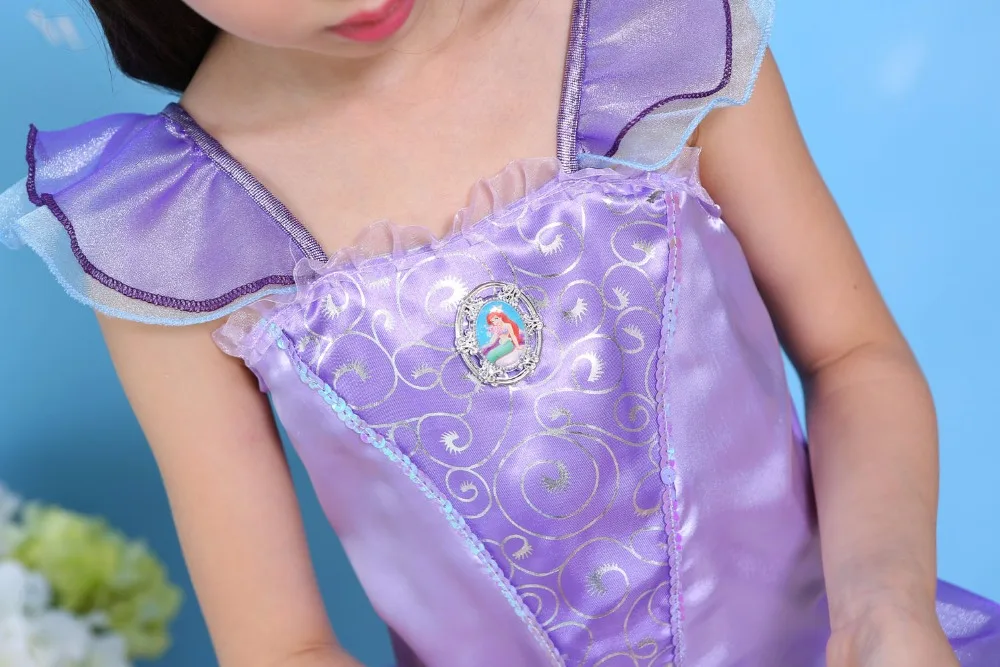 Новые летние наряды для девочек детское платье русалки одежда костюмированной