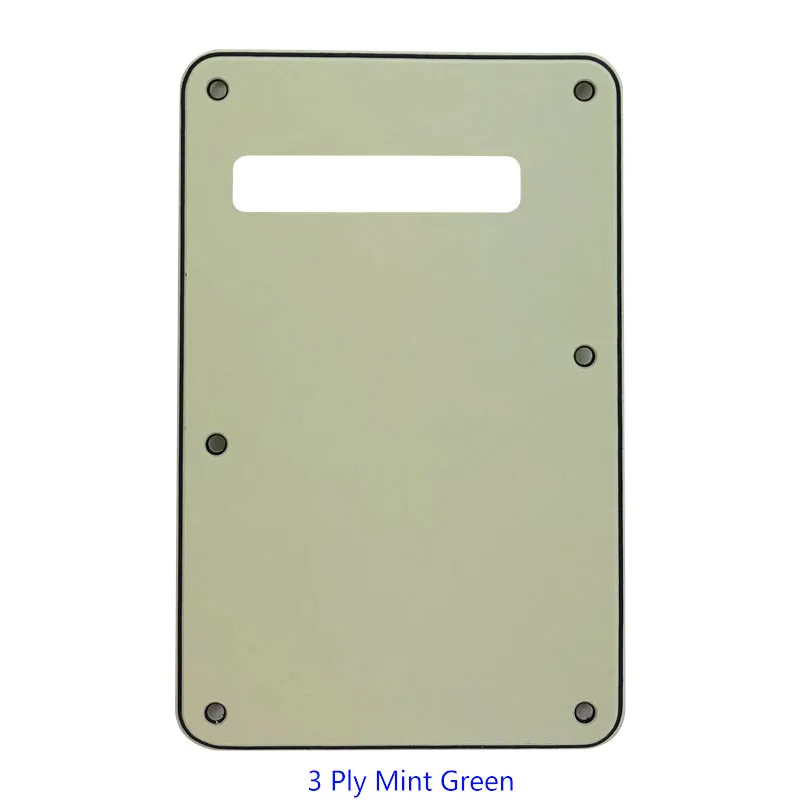 3Ply Mint Green Pleroo пользовательские гитарные части-для США Страт гитара тремоло крышка Страт задняя пластина Гитара Pickguard скретч пластина - Цвет: 3Ply Mint Green