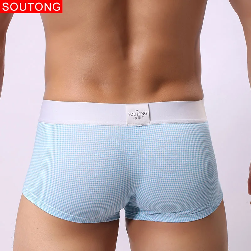 Soutong, мужское нижнее белье, боксеры, шорты, хлопок, боксеры, Cuecas Masculina Calzoncillos Hombre, нижнее белье, мужские боксеры, трусы, st21-1