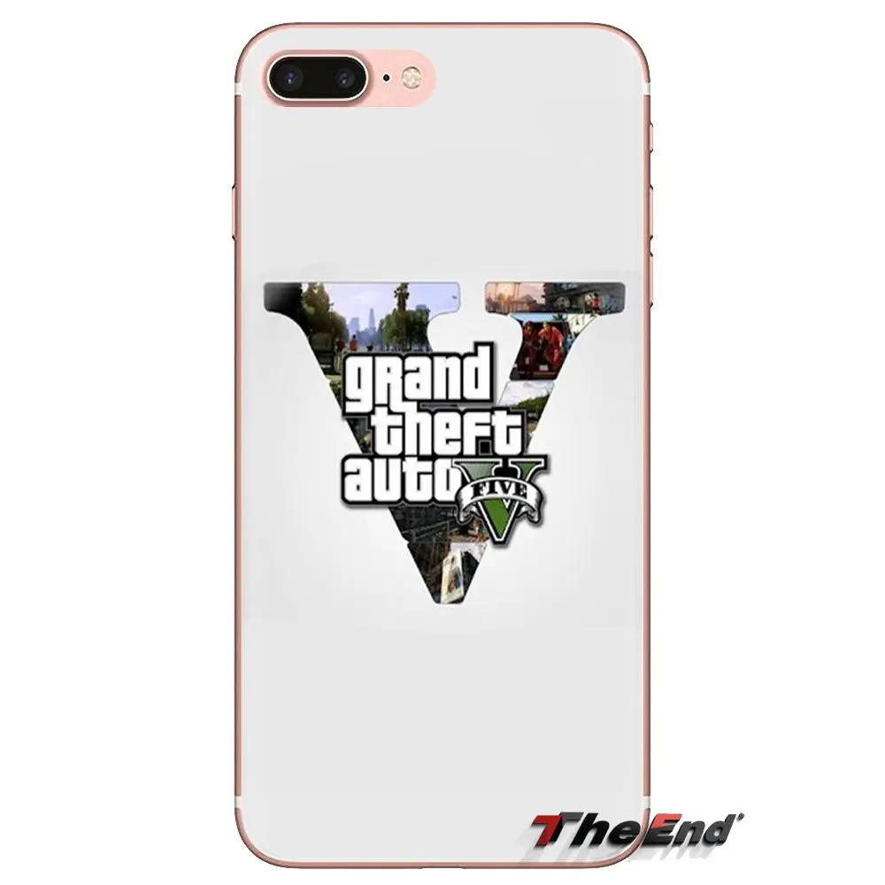 Силиконовый чехол с логотипом Grand Theft Auto GTA для HTC One U11 U12 X9 M7 M8 A9 M9 M10 E9 Plus Desire 630 530 626 628