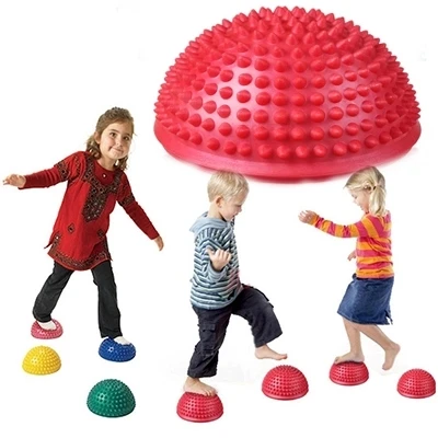 

Hemispheres Stepping Stone Durian Massage Ball Kids Children Kindergarten Sensory Integration Balance Training Toys