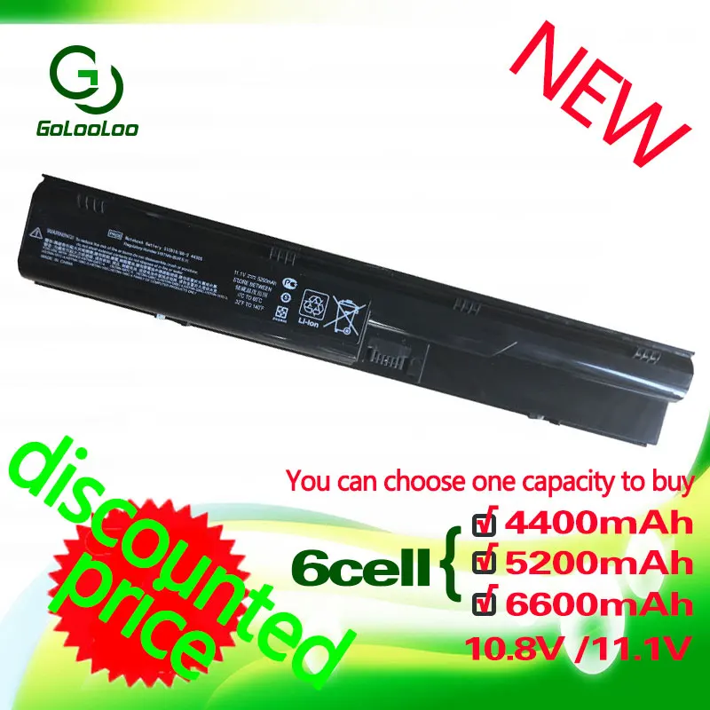 Golooloo 11,1 V батарея для hp 3ICR19/66-2 633733-1A1 633805-001 633733-321 650938-001 аккумулятор большой емкости HSTNN-DB2R HSTNN-I02C HSTNN-I97C-3 4535