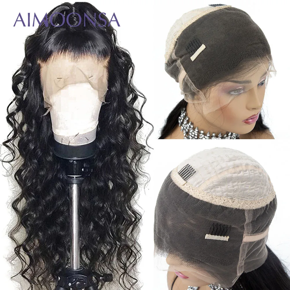 Швейцарский прозрачный 360 кружевной фронтальный парик их натуральных волос