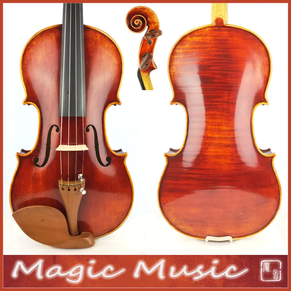 Выбрать! 50 лет древесина старых хвойных деревьев! Красная скрипка Mendelssohn 4/4 ca. 1721 Stradivarius, масляный лак ручной работы