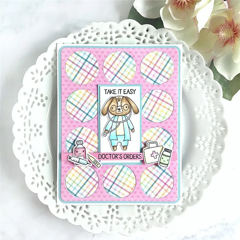 DiyArts 10 шт. DIY животное собака слон металлические резные штампы ремесло карты