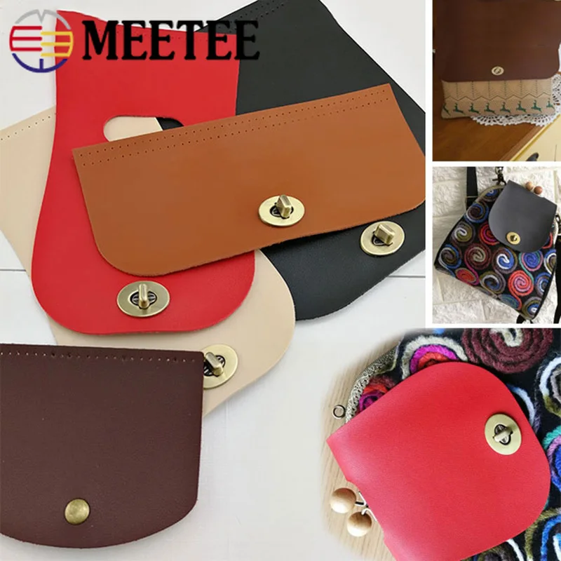 Meetee 2/5 шт. ручной работы аксессуары оборудования сумки металлическим замком застежкой Круглый Поворотный замок пряжки с зажимом DIY декоративная сумочка аксессуары