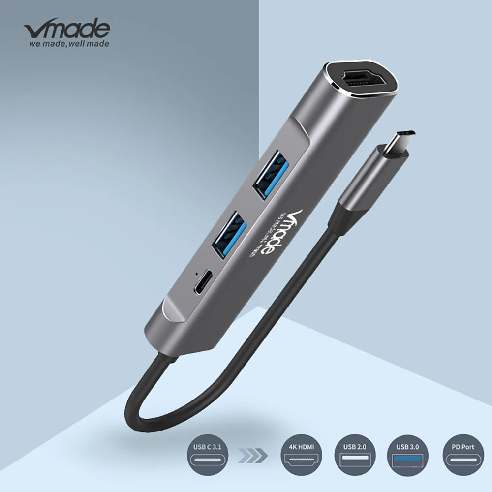 Концентратор USB Type C 4 в 1 Thunderbolt 3 адаптер Dex Station для Samsung Galaxy Note 8 S9 S8 с HD 4K MacBook Pro Huawei