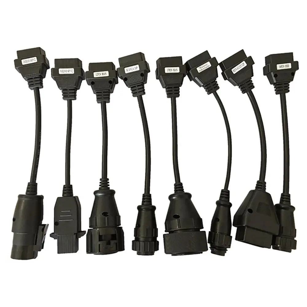 Кабели для грузовиков полный набор 8 диагностических инструментов OBD сканер