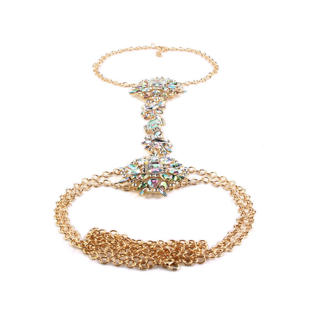 Цепочка с подвеской в виде цветка Женская элегантное ожерелье жгутом украшение