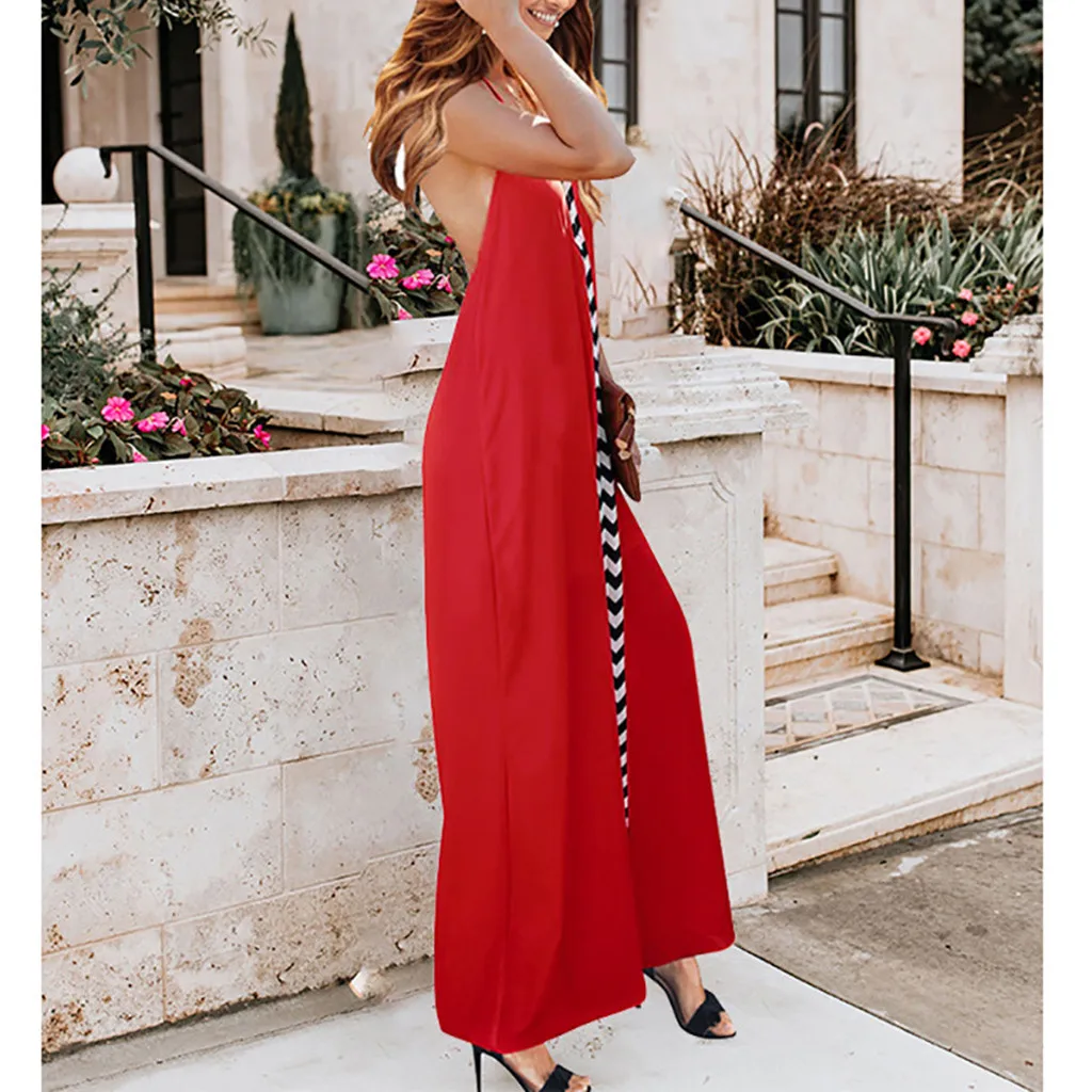 Платье 2019 Весна Лето Новое Женское Без Рукавов Волнистый принт контрастный цвет