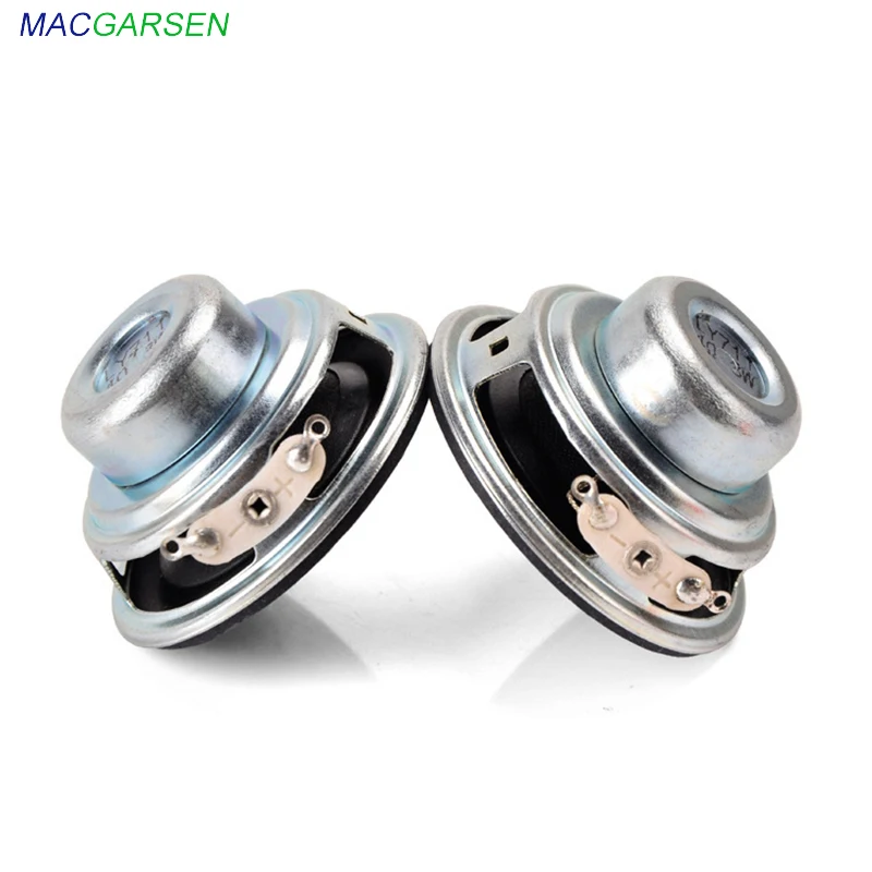 MACGARSEN 2 шт. Полнодиапазонный динамик 4 Ом 5 Вт музыкальная колонка 45 мм 16 ядер