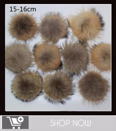 16 шт./лот DIY 8 см Настоящий мех кролика мяч помпон для сумки для ключей шапки и шарф помпон