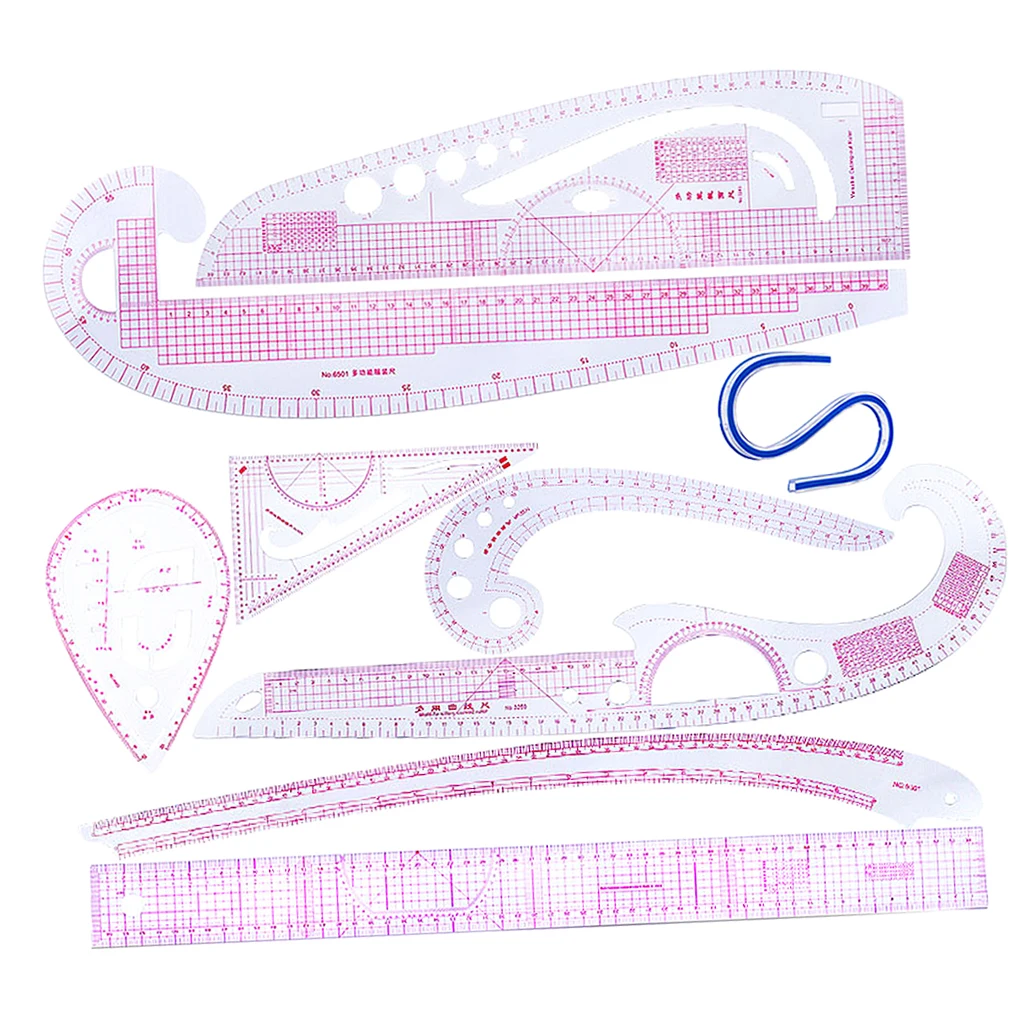 9 шт. линейка для одежды|Швейные инструменты и аксессуары| |