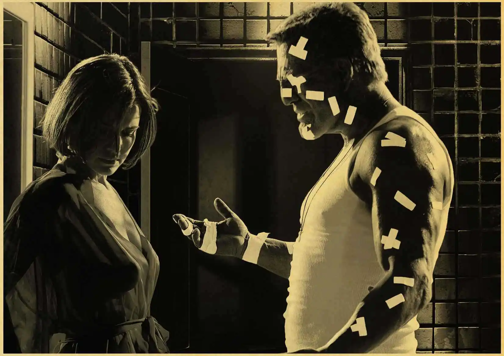 Sin City дама убить для кино Плакаты Винтаж Стиль наклейки на стену крафт Бумага