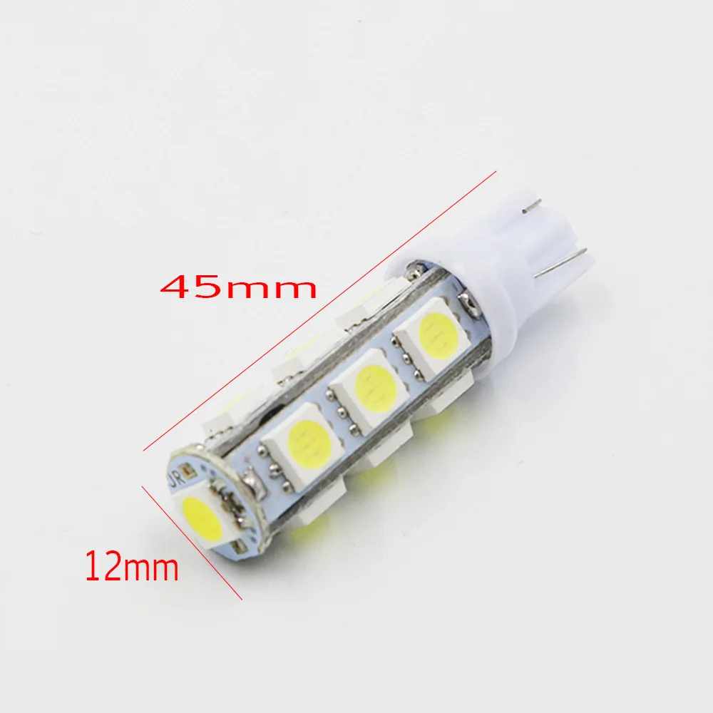 YSY 30X T10 W5W Светодиодная лампа 13 SMD LED белый синий красный желтый зеленый 5050 194 168