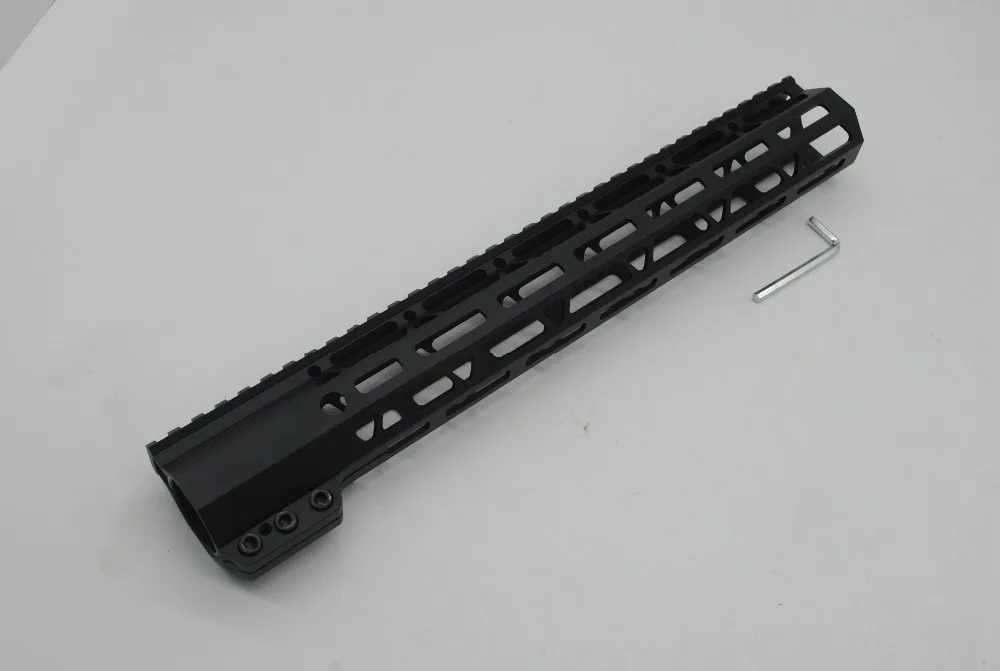 

TriRock 13.5'' inch M-lok Clamping Style Handguard Picatinny Rail Mount Free Float System Black Anodized Fit .223/5.56 AR-15