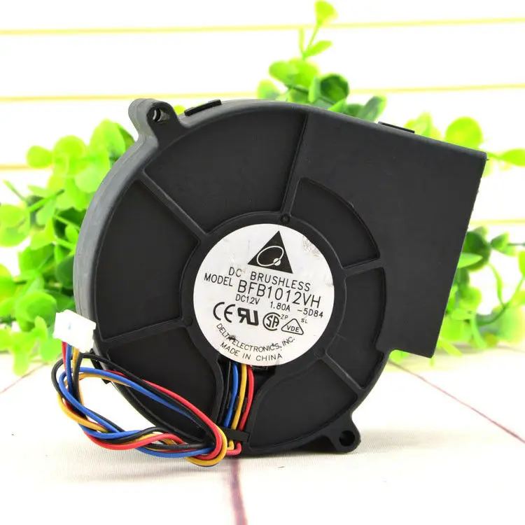 1 шт. BFB1012VH вентилятор для сервера DC12V 1.8A шариковый подшипник 4pin Вентилятор