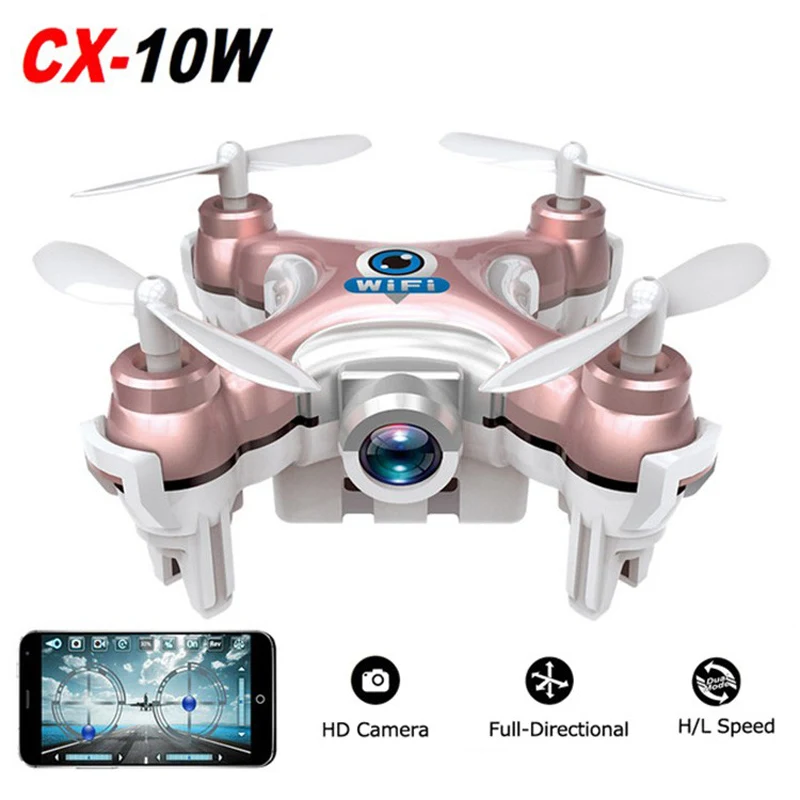 Cheerson CX 10W Гул с Камерой hd RC Quadcopter FPV Drone Телефон БЕСПРОВОДНОЙ Пульт Дистанционного