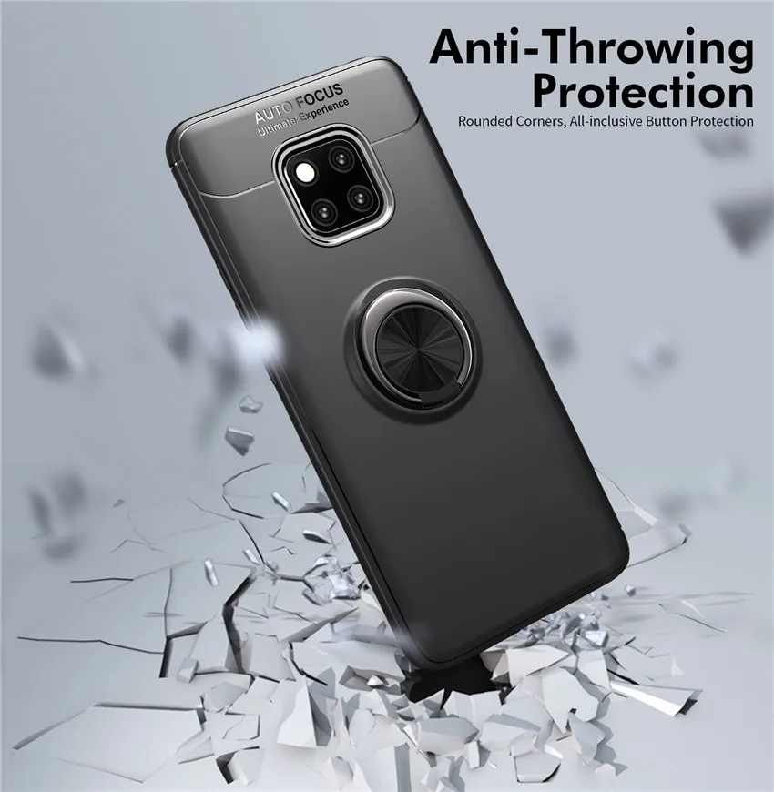 Чехол для huawei P20 mate 20 10 9 Pro P10 P9 P8 Lite Plus Автомобильный держатель Подставка магнитное кольцо Крышка Honor 10 8x Max 8c Note Nova 3 3i