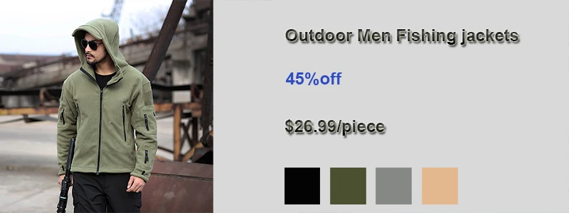 PureLeisure Men Fishing Jackets Military Tactical Anti-UV Windbreaker Hiking Trekking Fishing Sportwears Men Fishing Shirts