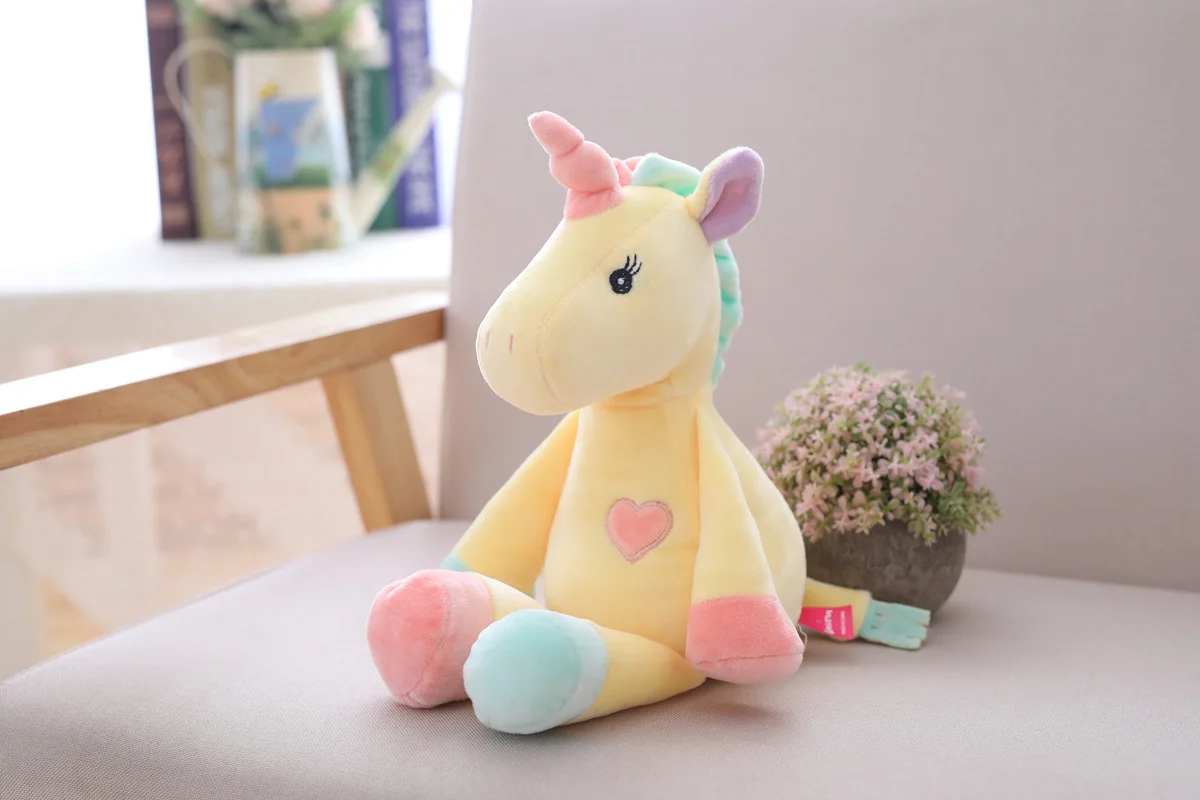 Плюшевая Радужная игрушечный Единорог Unicornio мягкая чучела Животные Кукла "Сова" игрушки для детей маленьких девочек Рождественский фантастический подарок