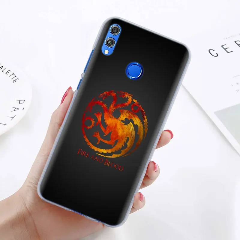 Чехол для телефона с изображением игры трона для huawei Honor 8X 8A Pro 8C 8S 9 10 Lite 20i Honor Play Y7 Y9, чехол