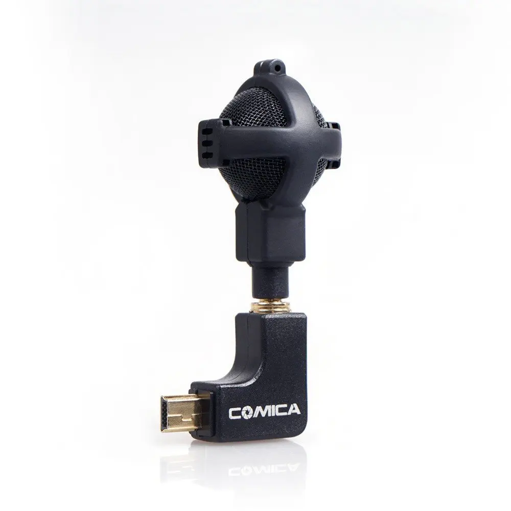 Comica CVM-VG05 Microphone Stereo Ball-shaped Audio Recording for GoPro Hero Action Sport Camera mic | Электроника