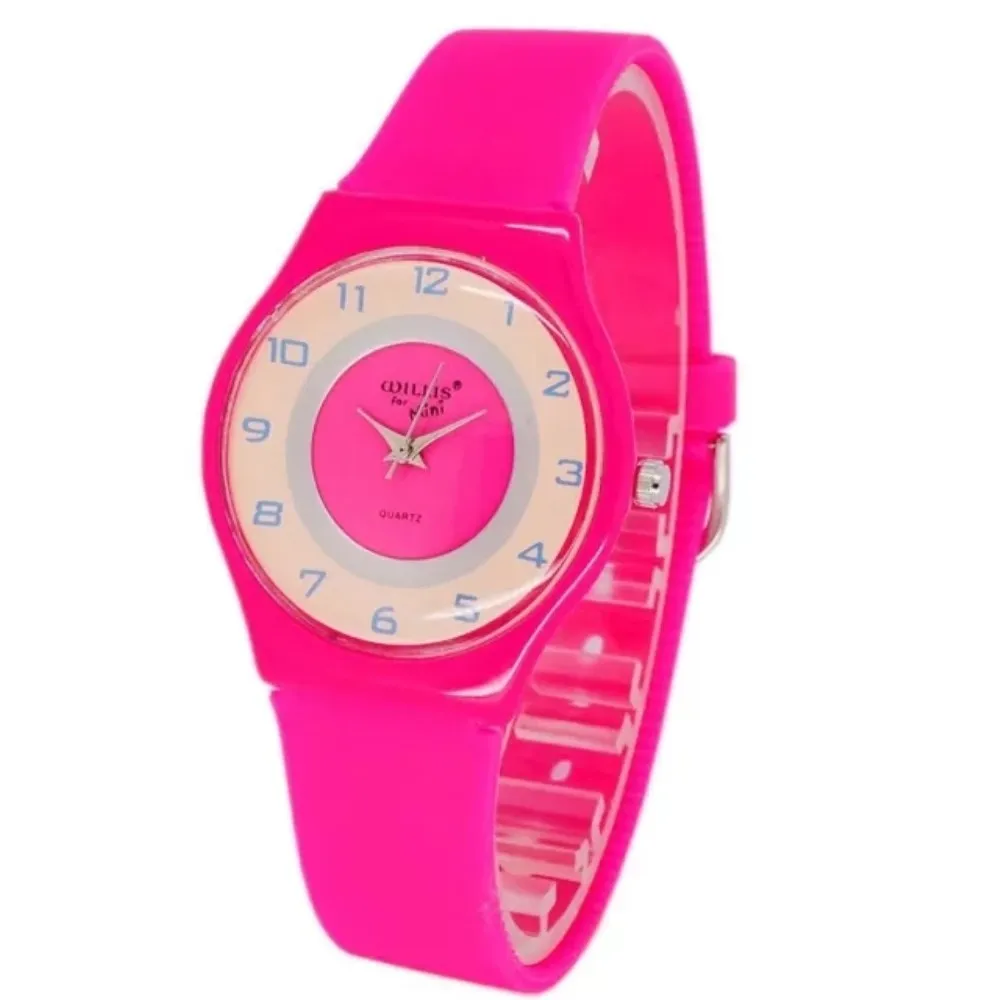 Классические женские Силиконовые кварцевые часы willis Брендовые желеобразные