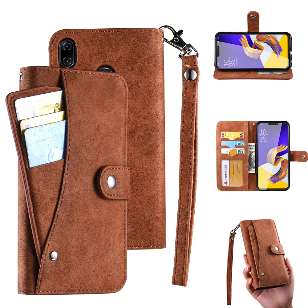 

Delicate Phone Cases For Xiaomi 8 MI 8 MI8 Leather With Lanyard And Card Pocket Dirt-resistant Housing Cover Wallet