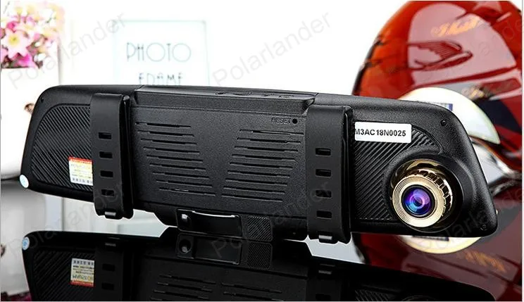 Новейшая 7 дюймов Full 1080PCar зеркало заднего вида DVR Автомобильная камера парковки