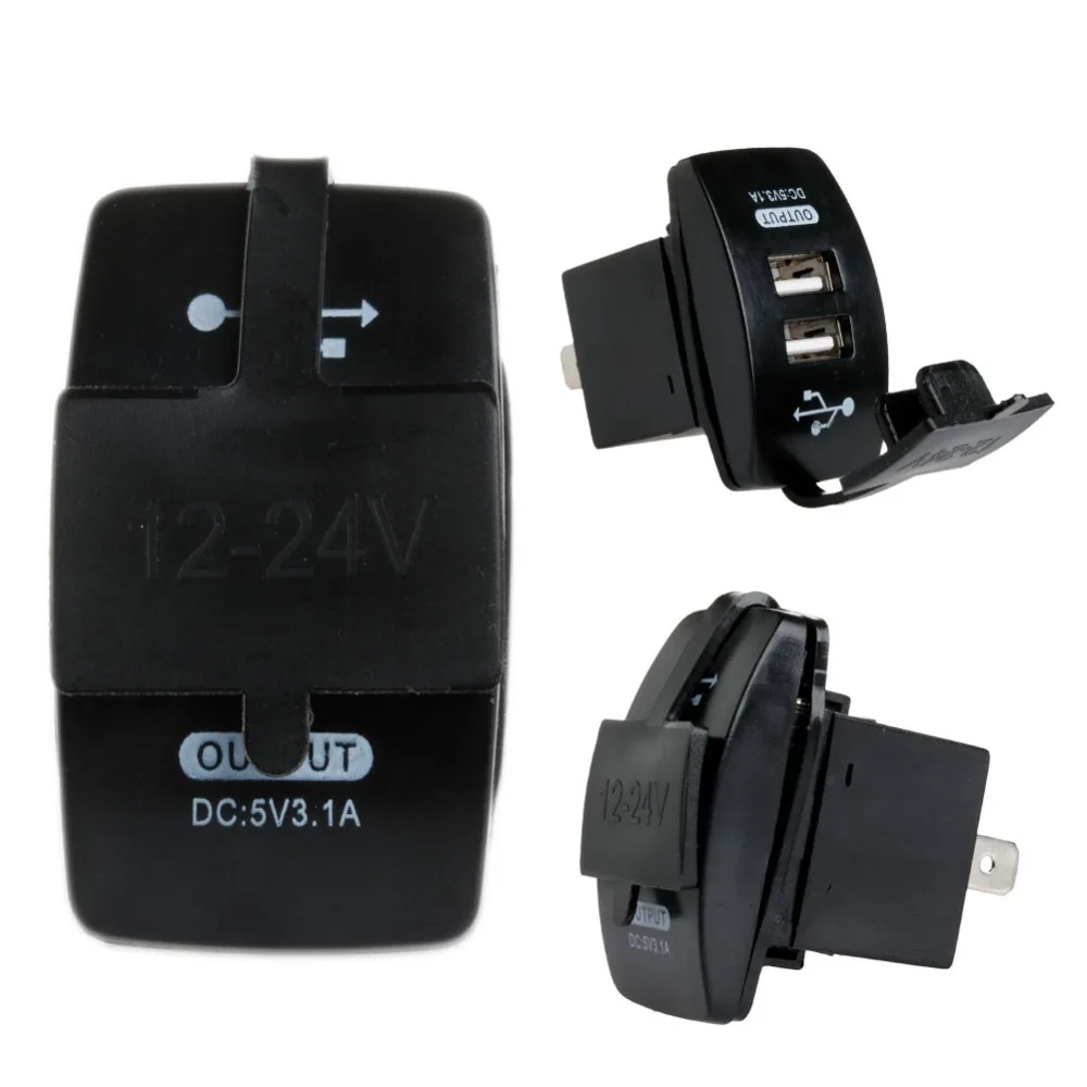1 шт. устройство для автомобиля с двумя портами USB сигарет 12V зажигалка розетка