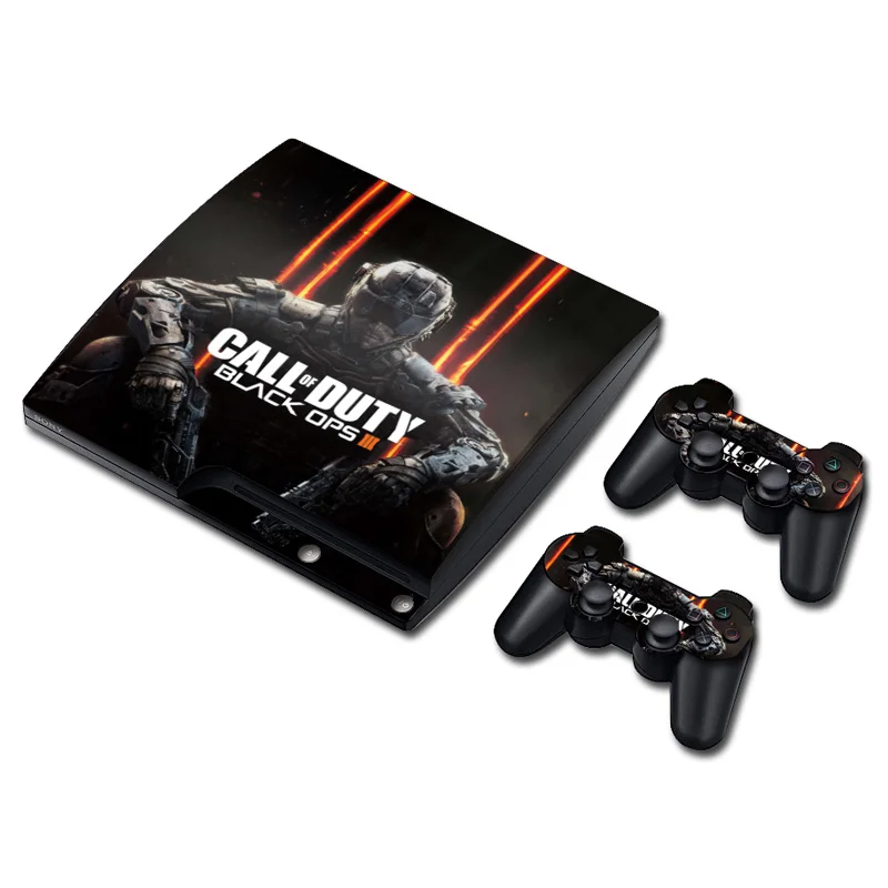 Круто для черный 3 наклейка Стикеры PS3 Slim консоли и 2 контроллера sony Playstation PS скины |