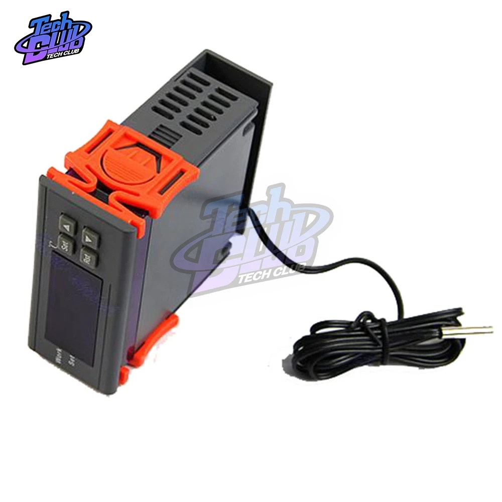 WH7016C AC 220V 10A LCD Digital Temperature Controller Regulator Thermostat Switch Thermometer with Probe -50~110 Celsius |
