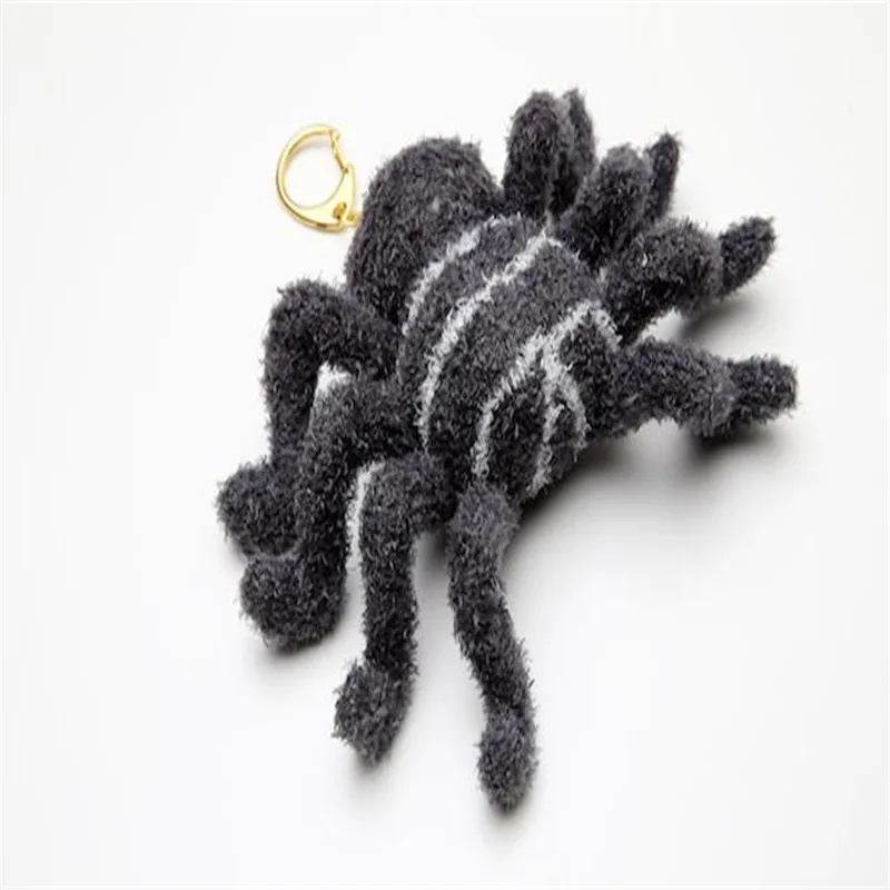 Creative Cartoon Spider Keychain Plush Personality plush toys keychain ladies car bag Christmas birthday gift | Игрушки и хобби