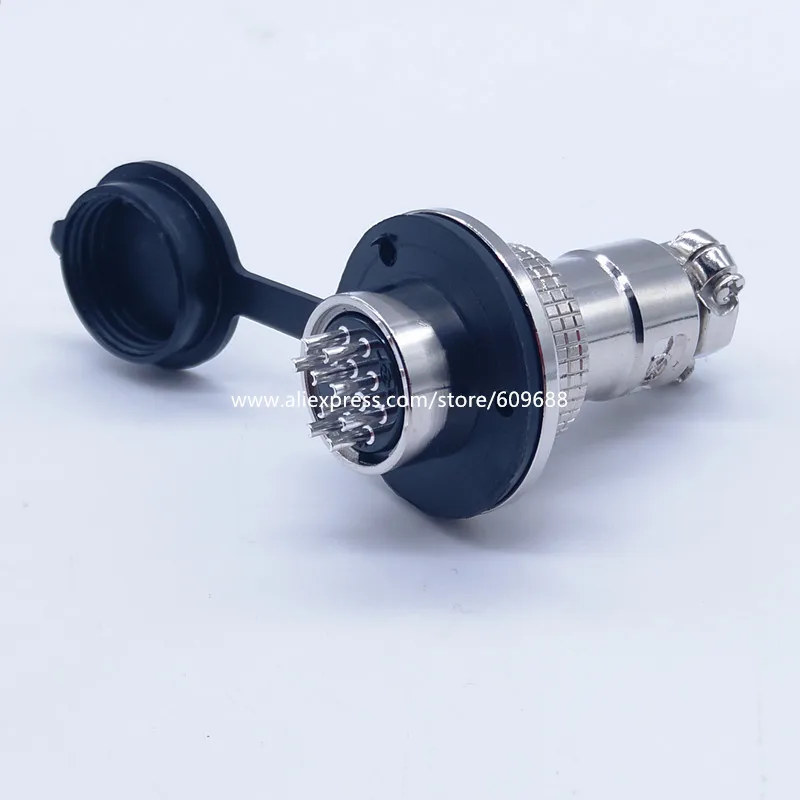 С крышкой авиационный Разъем Панель круговой разъем M19 GX20 2 3 4 5 6 7 8 10 12 контактов |