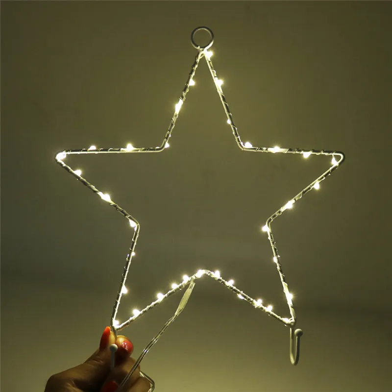 DELICORE New Vintage Iron Star Night Light On Wall Simple Fashion Lamps Lights Indoor Decoration For Party S023 | Лампы и освещение