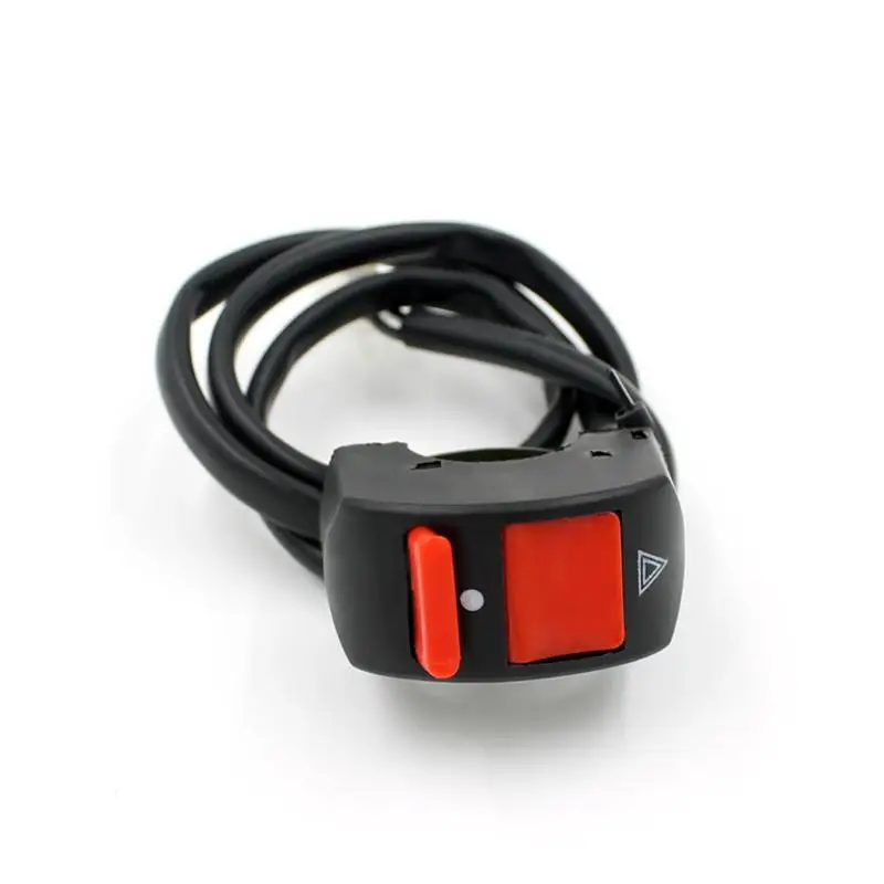 High Quality Universal Handlebar Motorcycle Accident Hazard Light Switch On/Off Button 12V DC for Motorcycles | Автомобили и